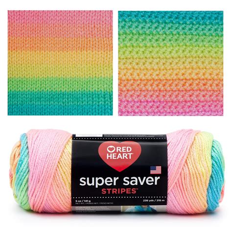 super saver stripes red heart|red heart jumbo stripes patterns.